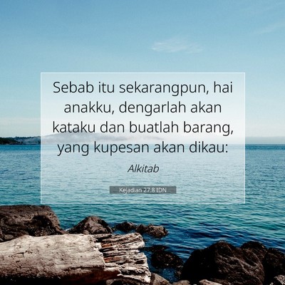 Kejadian 27:8 Ayat Alkitab Dijelaskan
