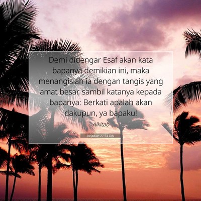 Kejadian 27:34 IDN Gambar Ayat Alkitab