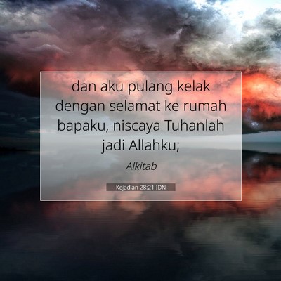 Kejadian 28:21 Ayat Alkitab Dijelaskan