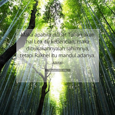 Kejadian 29:31 IDN Gambar Ayat Alkitab