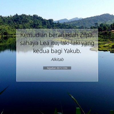 Kejadian 30:12 IDN Gambar Ayat Alkitab