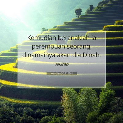 Kejadian 30:21 Ayat Alkitab Dijelaskan