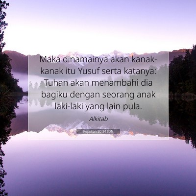 Kejadian 30:24 IDN Gambar Ayat Alkitab