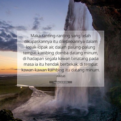 Kejadian 30:38 Ayat Alkitab Dijelaskan