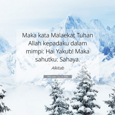 Kejadian 31:11 IDN Gambar Ayat Alkitab