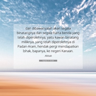 Kejadian 31:18 Ayat Alkitab Dijelaskan