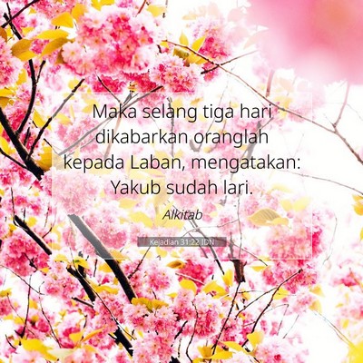 Kejadian 31:22 Ayat Alkitab Dijelaskan