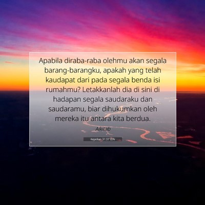 Kejadian 31:37 Ayat Alkitab Dijelaskan