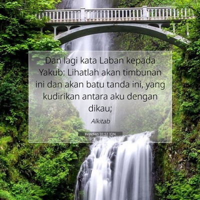 Kejadian 31:51 Ayat Alkitab Dijelaskan