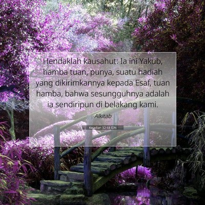 Kejadian 32:18 Ayat Alkitab Dijelaskan