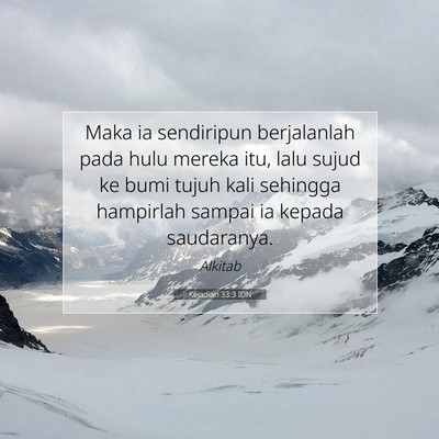 Kejadian 33:3 IDN Gambar Ayat Alkitab