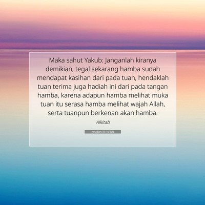 Kejadian 33:10 IDN Gambar Ayat Alkitab