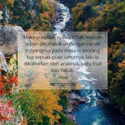 Kejadian 35:29 Ayat Alkitab Dijelaskan