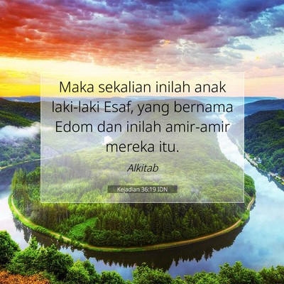 Kejadian 36:19 Ayat Alkitab Dijelaskan