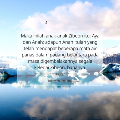 Kejadian 36:24 Ayat Alkitab Dijelaskan