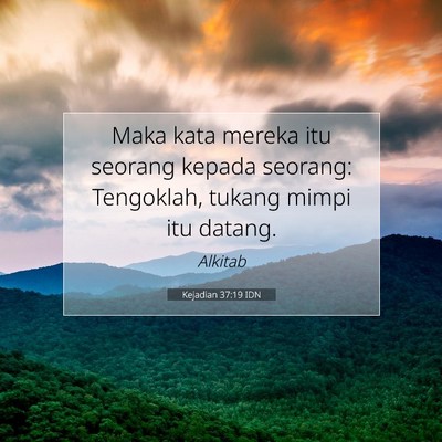 Kejadian 37:19 Ayat Alkitab Dijelaskan