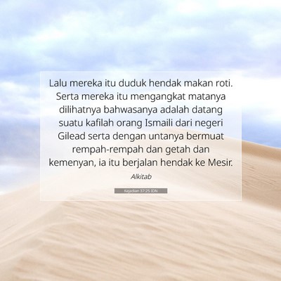 Kejadian 37:25 IDN Gambar Ayat Alkitab