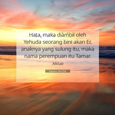 Kejadian 38:6 IDN Gambar Ayat Alkitab