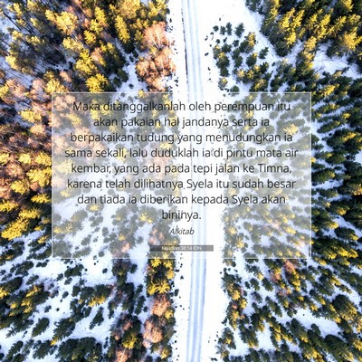 Kejadian 38:14 Ayat Alkitab Dijelaskan