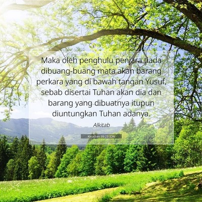 Kejadian 39:23 IDN Gambar Ayat Alkitab
