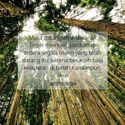 Kejadian 42:5 Ayat Alkitab Dijelaskan