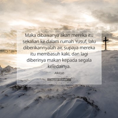 Kejadian 43:24 Ayat Alkitab Dijelaskan