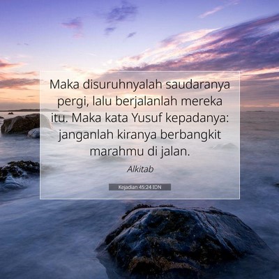 Kejadian 45:24 IDN Gambar Ayat Alkitab