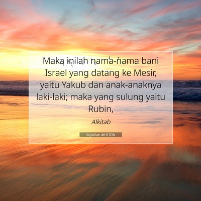 Kejadian 46:8 IDN Gambar Ayat Alkitab
