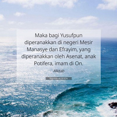 Kejadian 46:20 IDN Gambar Ayat Alkitab