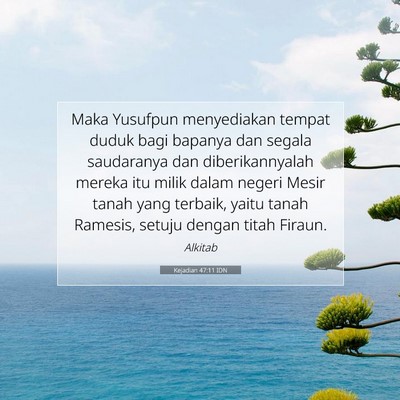 Kejadian 47:11 Ayat Alkitab Dijelaskan