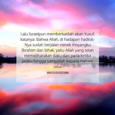 Kejadian 48:15 IDN Gambar Ayat Alkitab