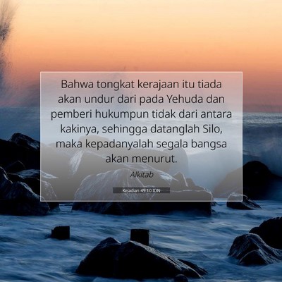Kejadian 49:10 IDN Gambar Ayat Alkitab