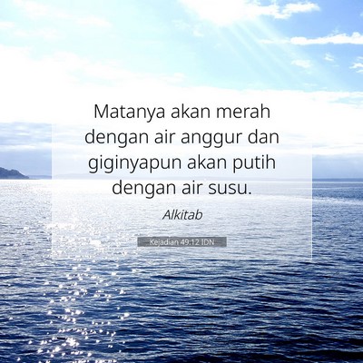 Kejadian 49:12 Ayat Alkitab Dijelaskan