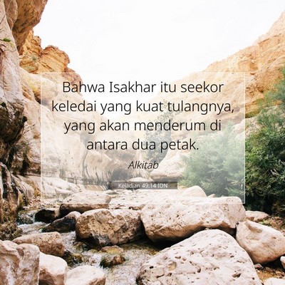 Kejadian 49:14 IDN Gambar Ayat Alkitab