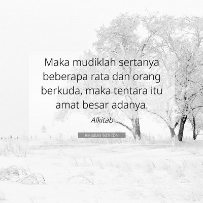 Kejadian 50:9 Ayat Alkitab Dijelaskan