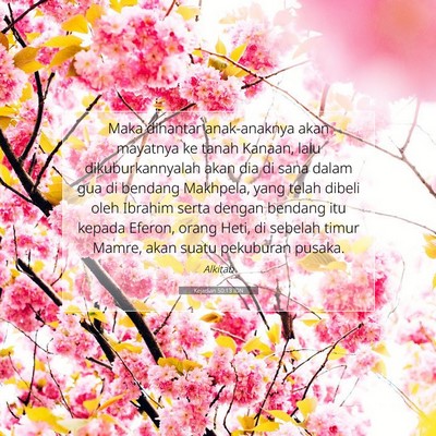 Kejadian 50:13 Ayat Alkitab Dijelaskan