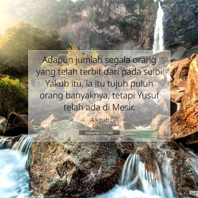 Keluaran 1:5 Ayat Alkitab Dijelaskan
