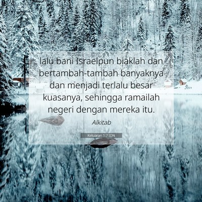 Keluaran 1:7 Ayat Alkitab Dijelaskan