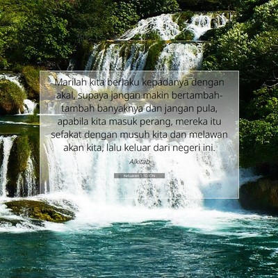 Keluaran 1:10 Ayat Alkitab Dijelaskan