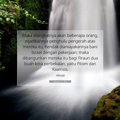 Keluaran 1:11 Ayat Alkitab Dijelaskan