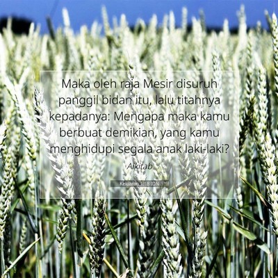 Keluaran 1:18 Ayat Alkitab Dijelaskan