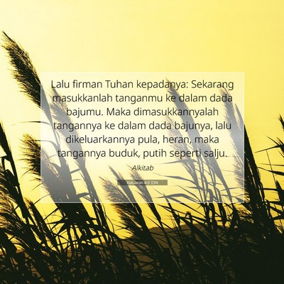 Keluaran 4:6 Ayat Alkitab Dijelaskan