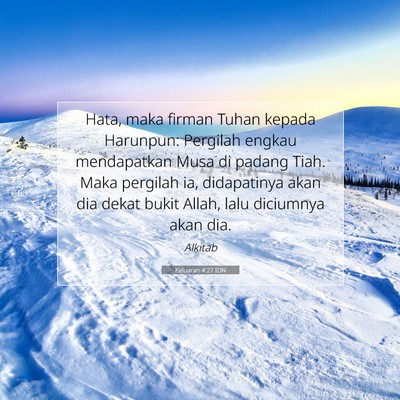 Keluaran 4:27 IDN Gambar Ayat Alkitab