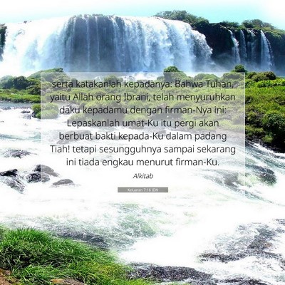 Keluaran 7:16 IDN Gambar Ayat Alkitab
