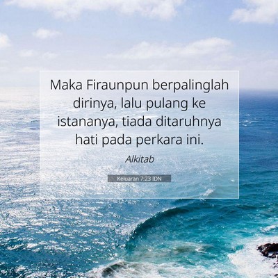 Keluaran 7:23 IDN Gambar Ayat Alkitab
