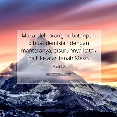 Keluaran 8:7 IDN Gambar Ayat Alkitab