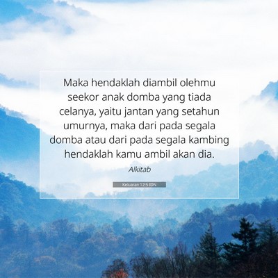 Keluaran 12:5 IDN Gambar Ayat Alkitab