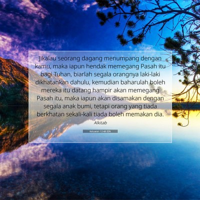 Keluaran 12:48 Ayat Alkitab Dijelaskan