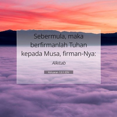 Keluaran 13:1 IDN Gambar Ayat Alkitab