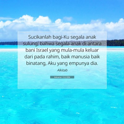 Keluaran 13:2 IDN Gambar Ayat Alkitab